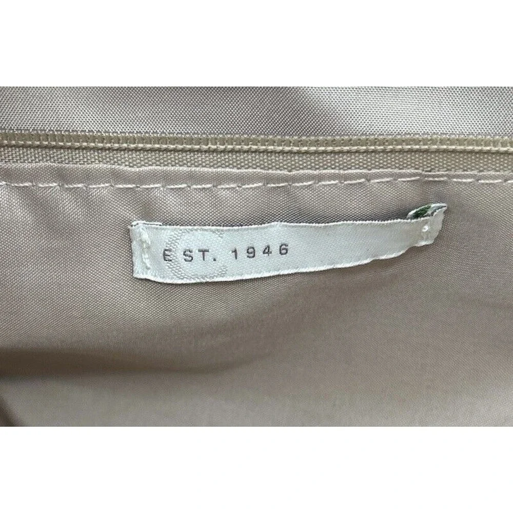 LADIES WHITE LEATHER LIKE SHOULDER-HANDBAG WITH Faux Alligator Side Est 1946 - Picture 4 of 8
